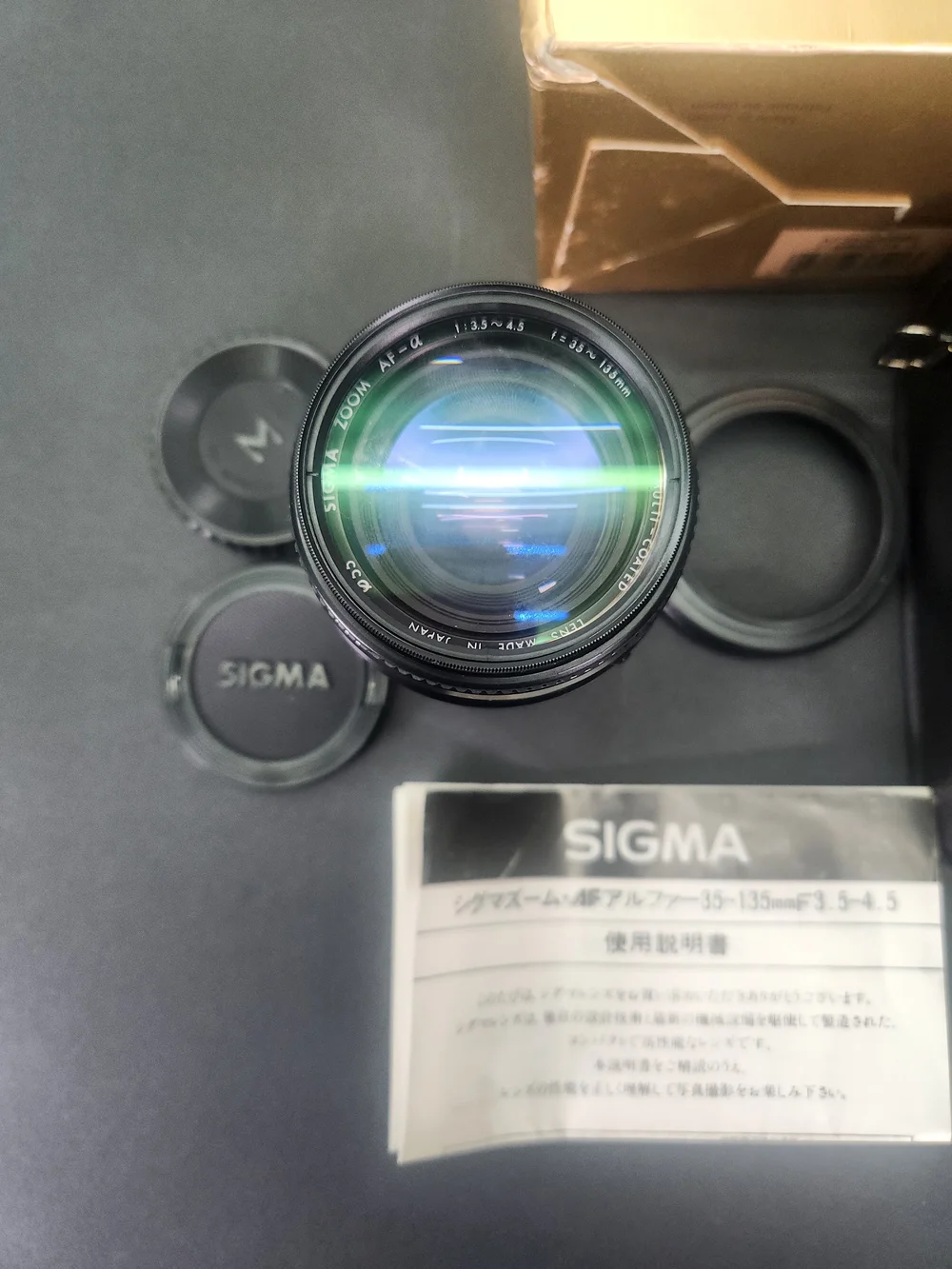 Vintage Sigma AF Zoom 35-135mm f/3.5-4.5 Lens for Minolta A-Mount – With Box
